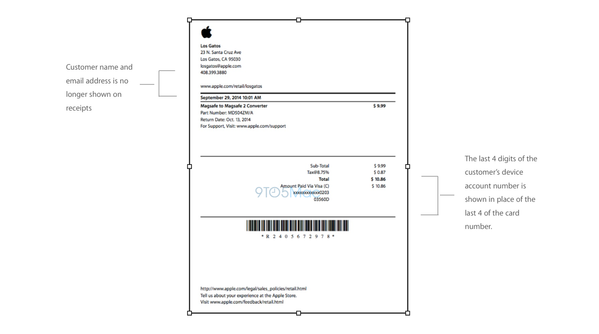 Mac app store receipt online